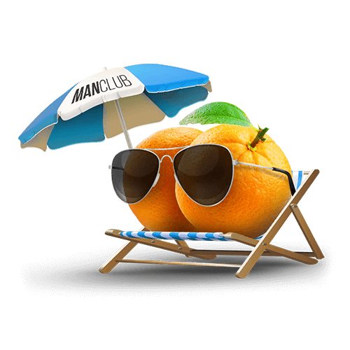 Laranjas na praia